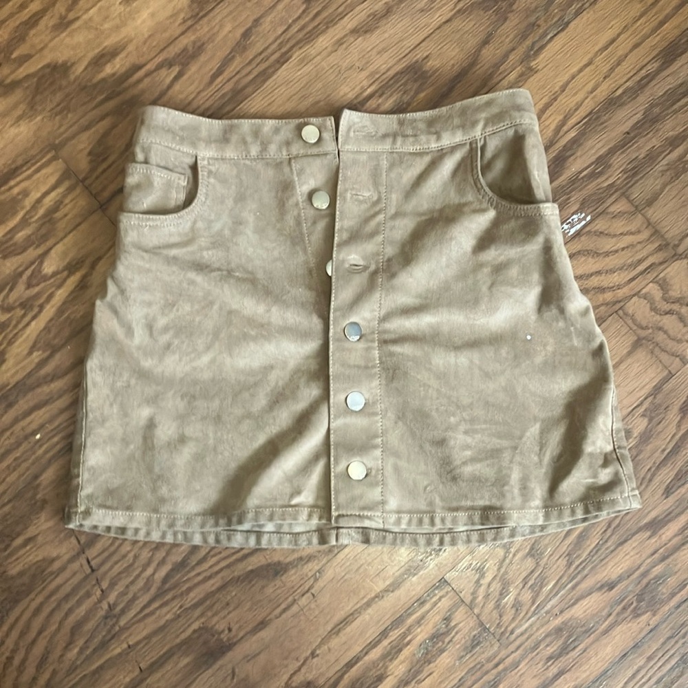 Express Tan Mini Skirt Casual